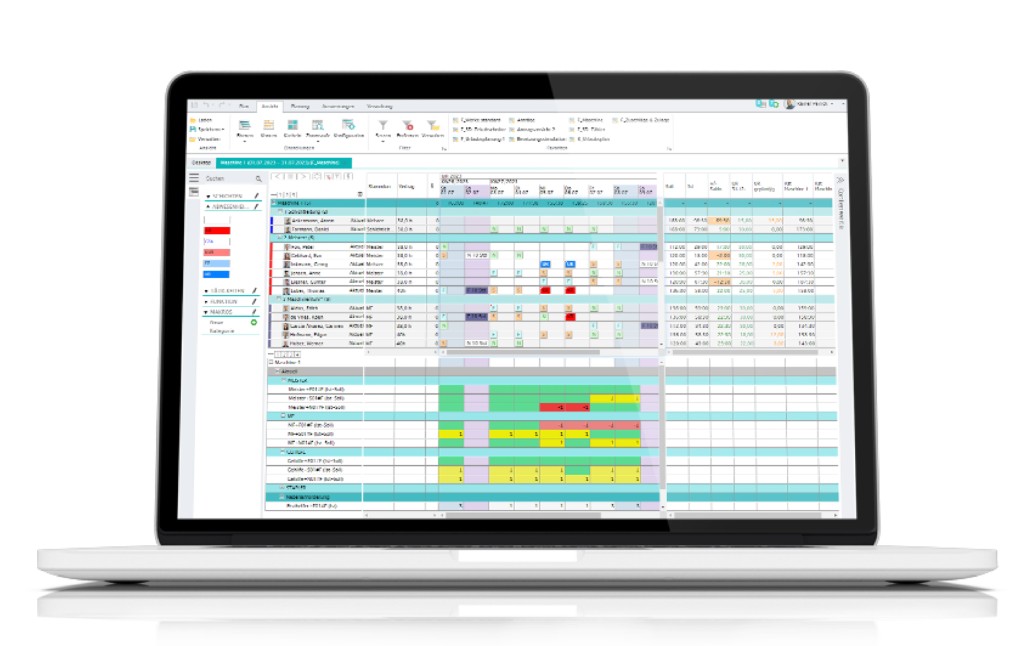Plano Schichtplanung Screenshot