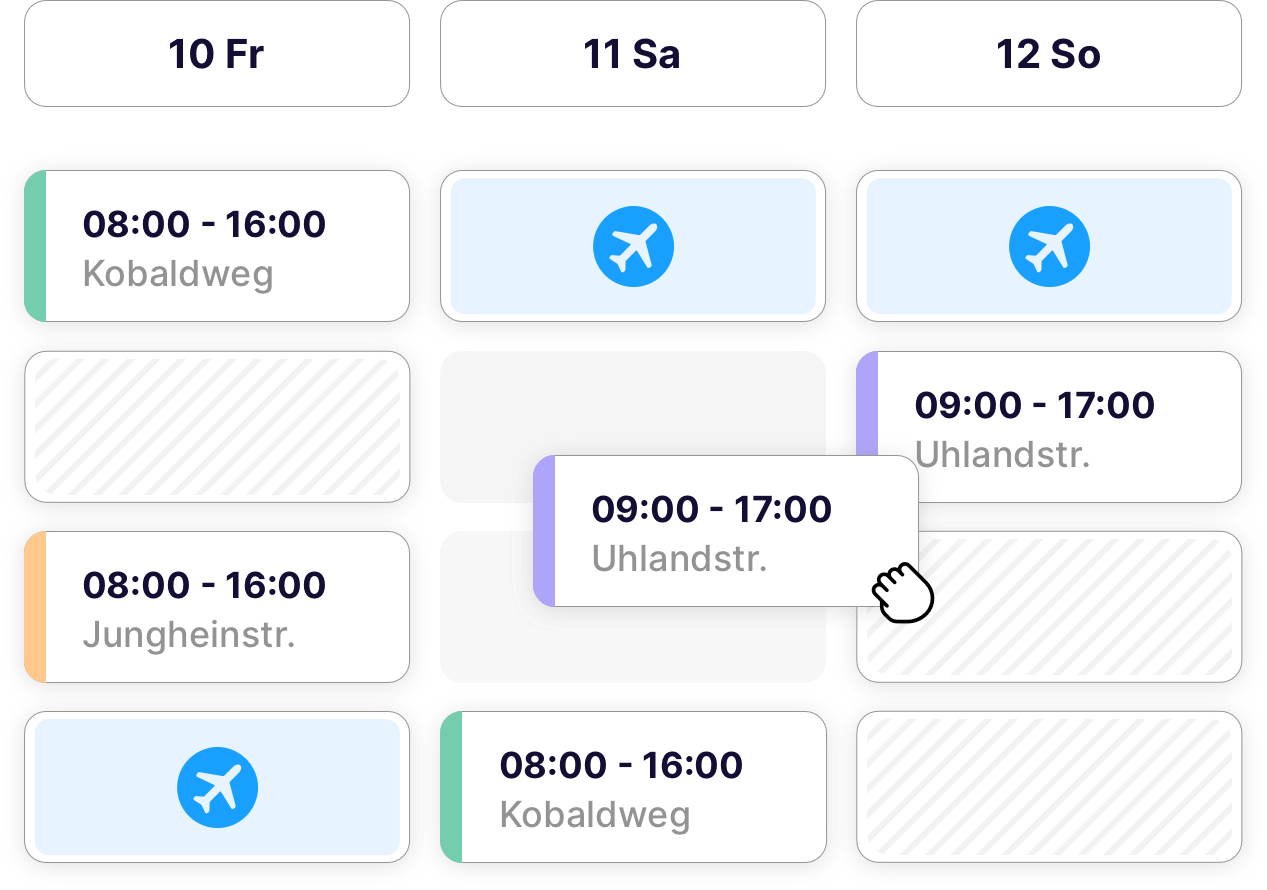 Effiziente Dienstplanung im Pflegedienst